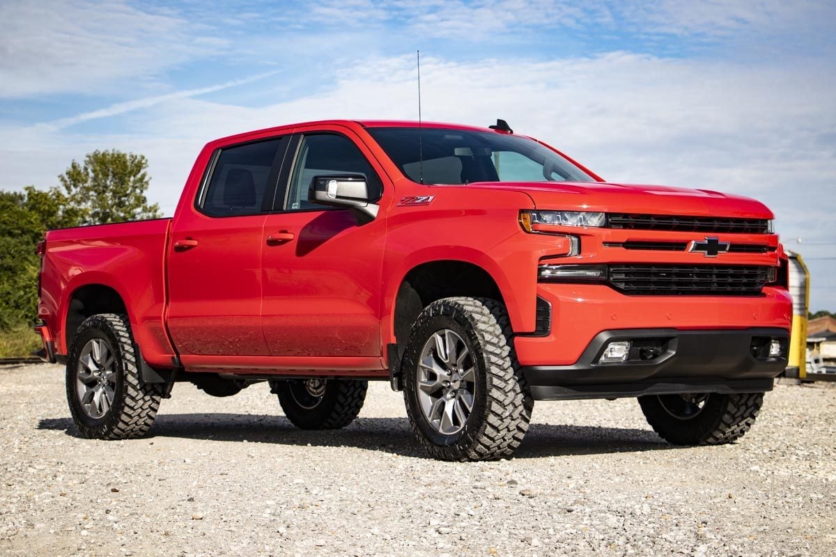 Chevrolet Silverado 1500 Suspension Lift Kit - Rear - Rough Country - M1, Rear Mono Leaf - '22-'24